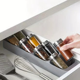 Spice Jar Organizer Box for Drawer Cabinet
